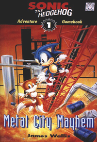 Adventure Gamebook 1- Metal City Mayhem Cover