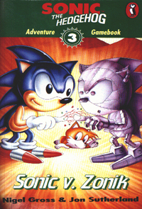 Adventure Gamebook 3- Sonic Vs Zonic Cover