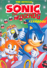 The Official Sonic the Hedgehog Year Book (1993) Cover