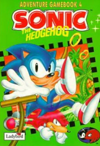 Sonic The Hedgehog -Adventure GameBook 4 Cover