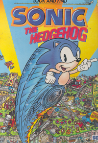 Look and Find- Sonic The Hedgehog Cover