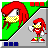 Knuckles with Knuckles [Sonic The ScreenSaver]- Ripped By Manic Man