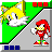 Tails with Knuckles [Sonic The ScreenSaver]- Ripped by Manic Man