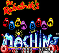 Dr Robotnik's Mean Bean Machine title Screen