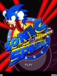 Sonic the Hedgehog Spinball title Screen