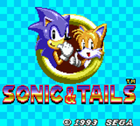 Sonic & Tails [AKA Sonic Chaos] title Screen