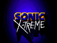 Sonic X-Treme title Screen