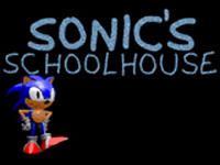 Sonic's SchoolHouse title Screen