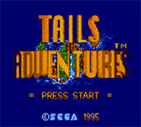 Tails Adventure title Screen